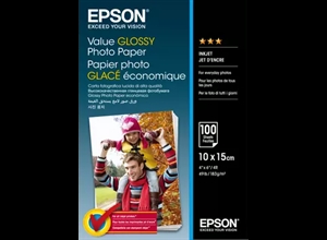 Epson Value Lesklý Fotopapír 183 g/m2 - 10x15 cm - 100 listů