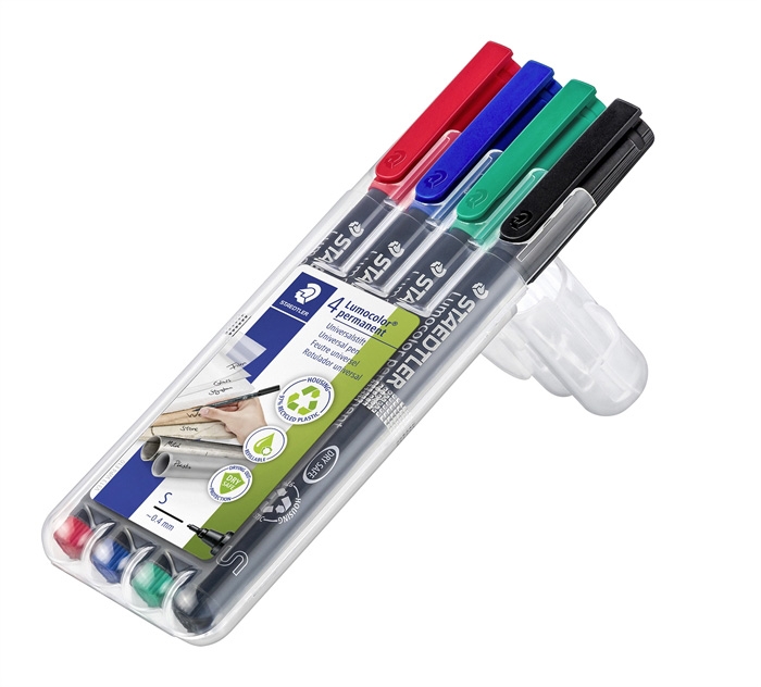 Staedtler Marker Lumocolor Perm 0,4mm sada (4)