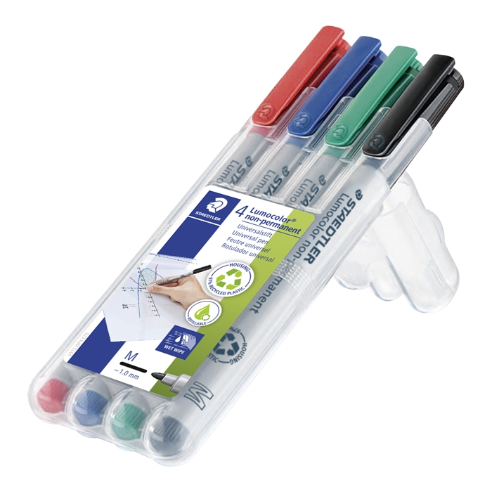 Staedtler Marker Lumocolor Non-P 1,0mm sada (4)