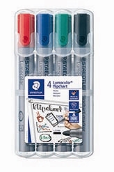 Staedtler Marker Lumocolor flipchart kruhový 2mm sortiment (4)