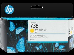 HP 738 130 ml Žlutá náplň do tiskárny DesignJet