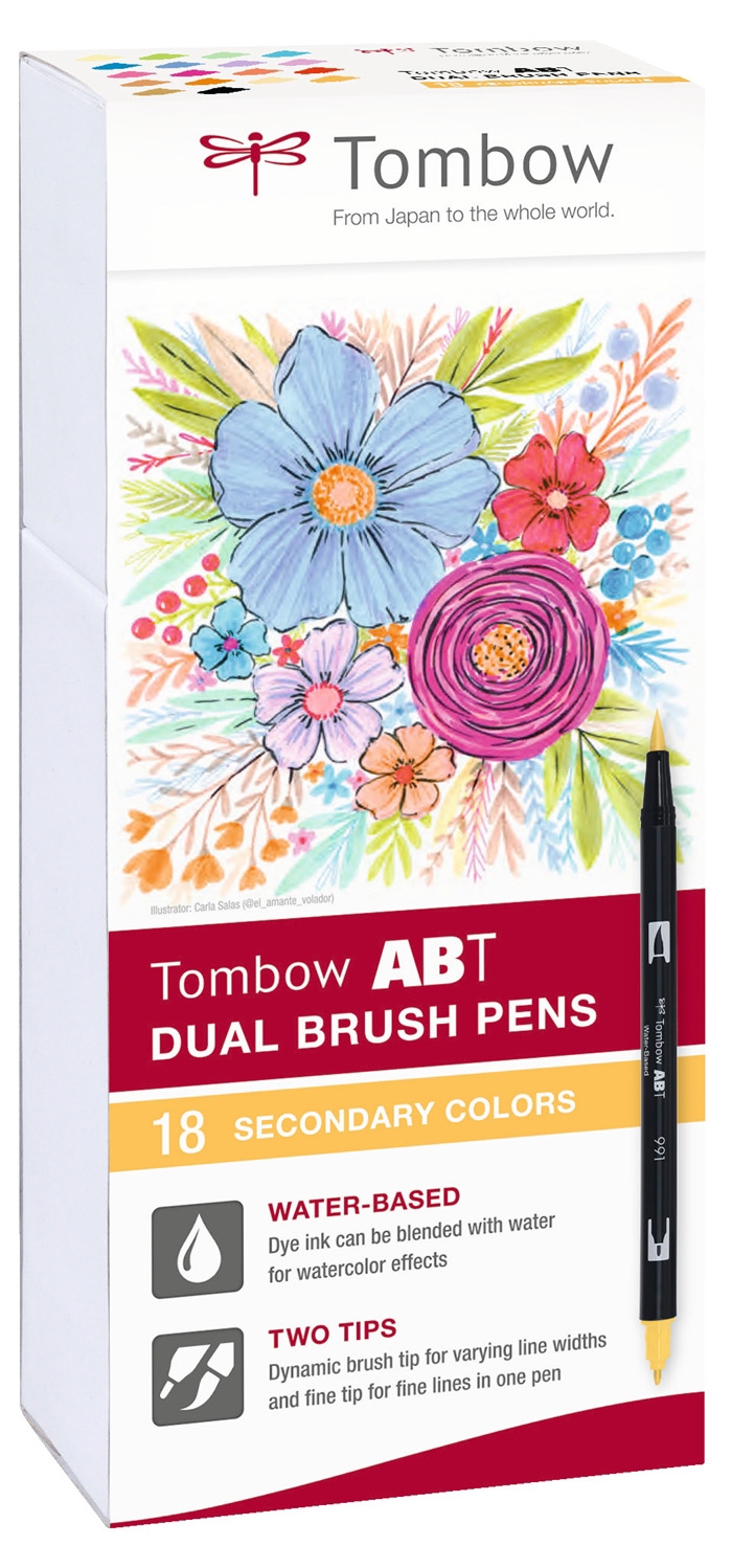 Tombow Marker ABT Dual Brush 18P-2 Základní 2 (18)