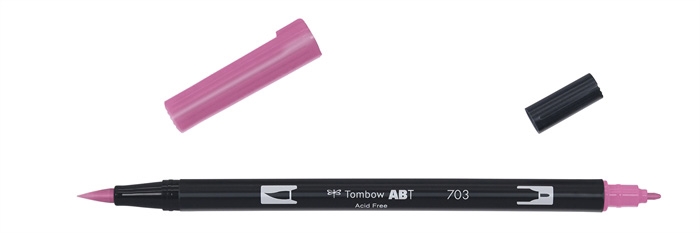 Tombow Marker ABT Dual Brush 703 růžová růže