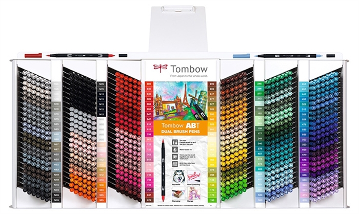 Tombow Marker ABT Dual Brush Pen obsah pro displej (864)