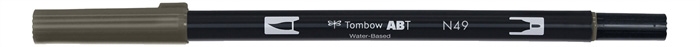 Tombow Marker ABT Dual Brush N49 teplě šedý 8