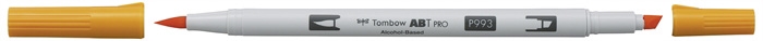 Tombow Marker alkoholový ABT PRO Dual Brush 993 chromový oranžový