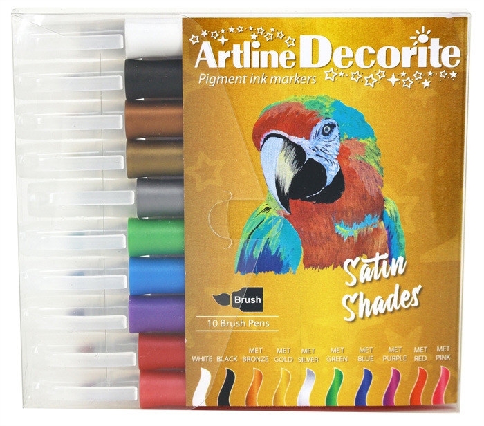 Artline Decorite štětec kovový 10 kusů