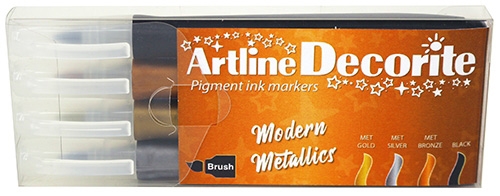 Artline Decorite brush Modern metallic 4-sæt

Artline Decorite štětec Modern metallic 4-sada