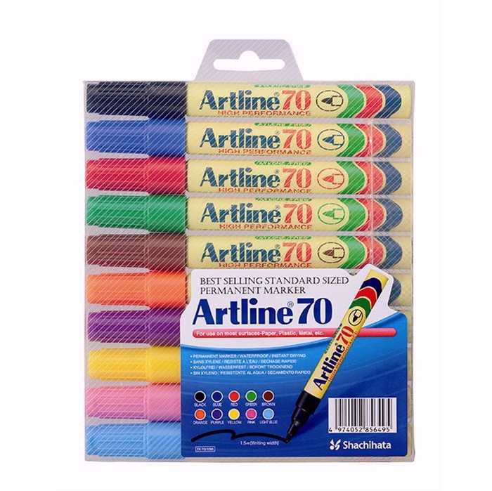 Artline Marker 70 Permanent 10-sæt

Artline Marker 70 trvanlivý 10 set