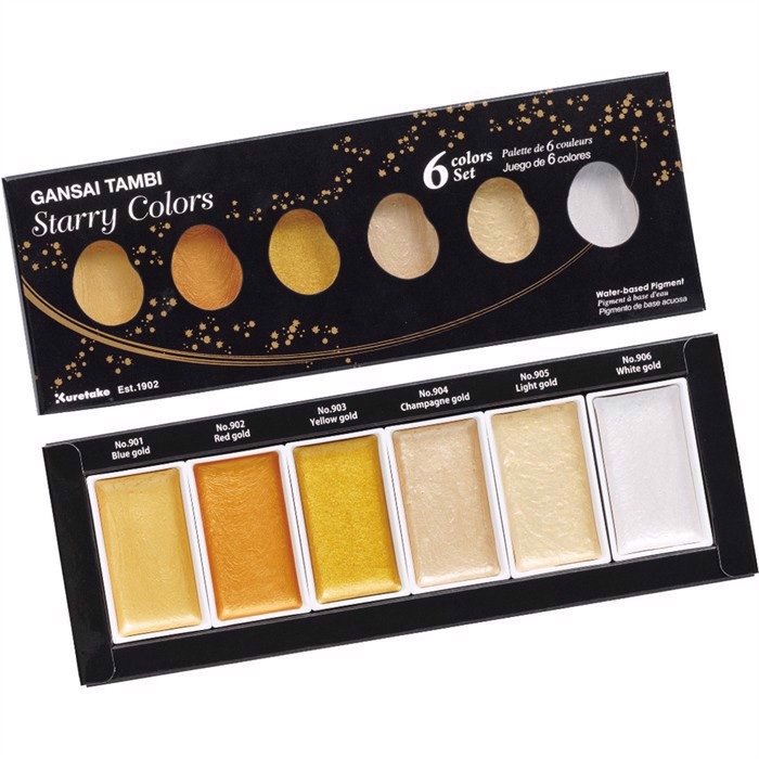 ZIG GANSAI TAMBI STARRY COLORS set s 6 barvami