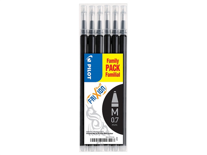 Pilot Frixion Clicker 0,7 refil černá (6)