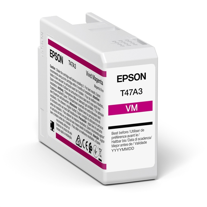 Epson Vivid Magenta 50 ml inkoustová kazeta T47A3 - Epson SureColor P900