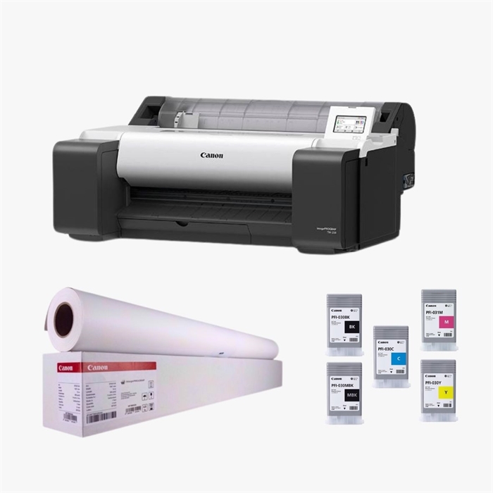 Canon POS TM 240 ex stojan - Extra inkoust a 2 role papíru