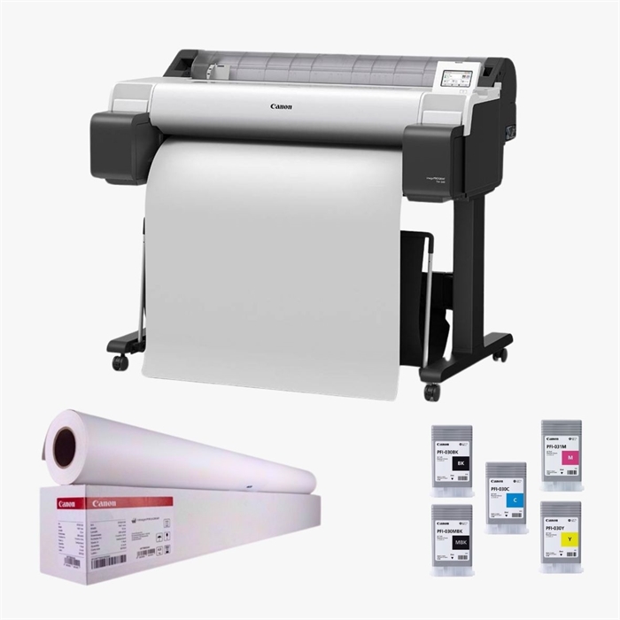 Canon POS TM 340 36" včetně stojanu - Extra inkoust a 2 role papíru