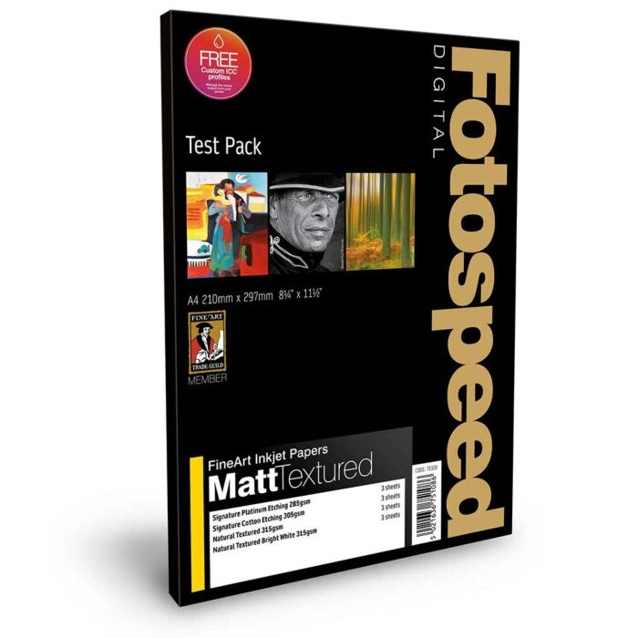 Fotospeed Fine Art Matt Textured - A4, 12 listů