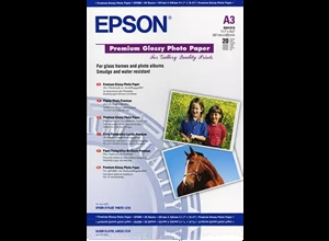 Epson Prémiový lesklý fotografický papír 255 g/m², A3, 20 listů