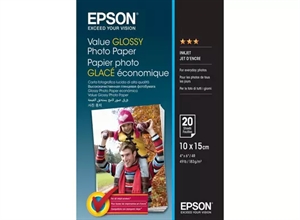 Epson Value Lesklý Fotopapír 183 g/m2 - 10x15cm - 20 listů