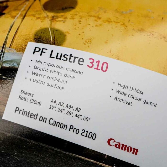 Fotospeed PF Lustre 310 g/m² - 36" x 30 mètres