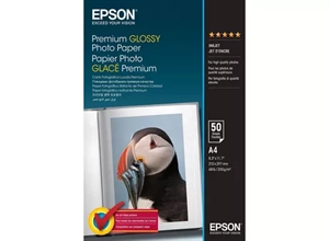 Epson Prémiový lesklý fotografický papír 255 g/m² - A4 - 50 listů