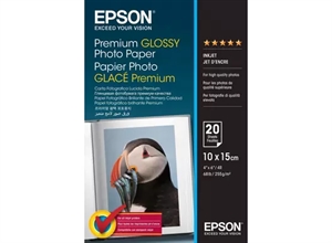 Lesklý fotopapír Epson Premium 255 g/m² - 10x15 cm - 20 listů