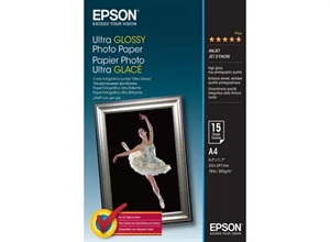 Epson Ultra Lesklý Fotopapír 300 g/m² - A4 - 15 listů