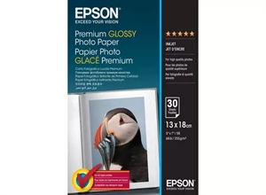 Epson Premium Lesklý Fotografický Papír 255 g/m², 130 x 180 mm, 255g/m², 30 listů