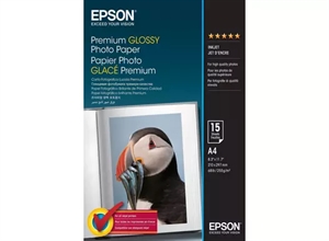 Epson Prémiový Lesklý Fotopapír 255 g/m² - A4 - 15 listů