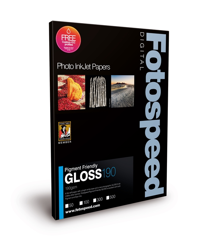 Fotospeed PF Gloss 190 g/m² - A3+, 50 listů