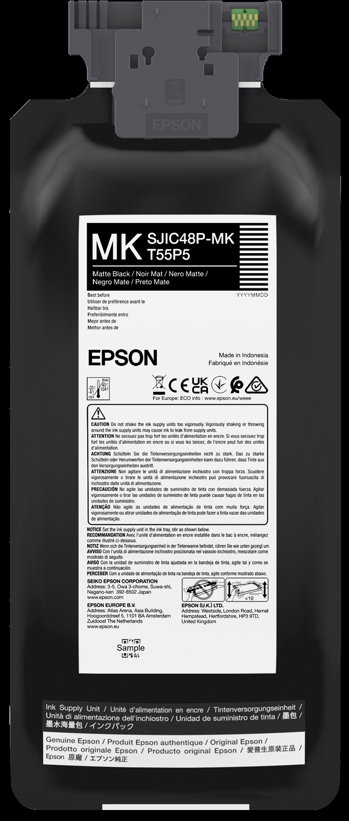 Epson Matte Black inkoustová kazeta pro Epson ColorWorks C8000