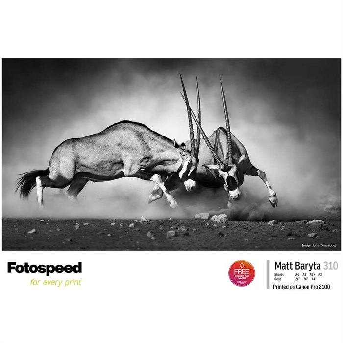 Fotospeed Matt Baryta 310 g/m² - 44" x 15 metrů